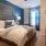 a bedroom with a large bed